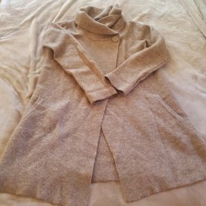 Cowl neck sweater/jacket